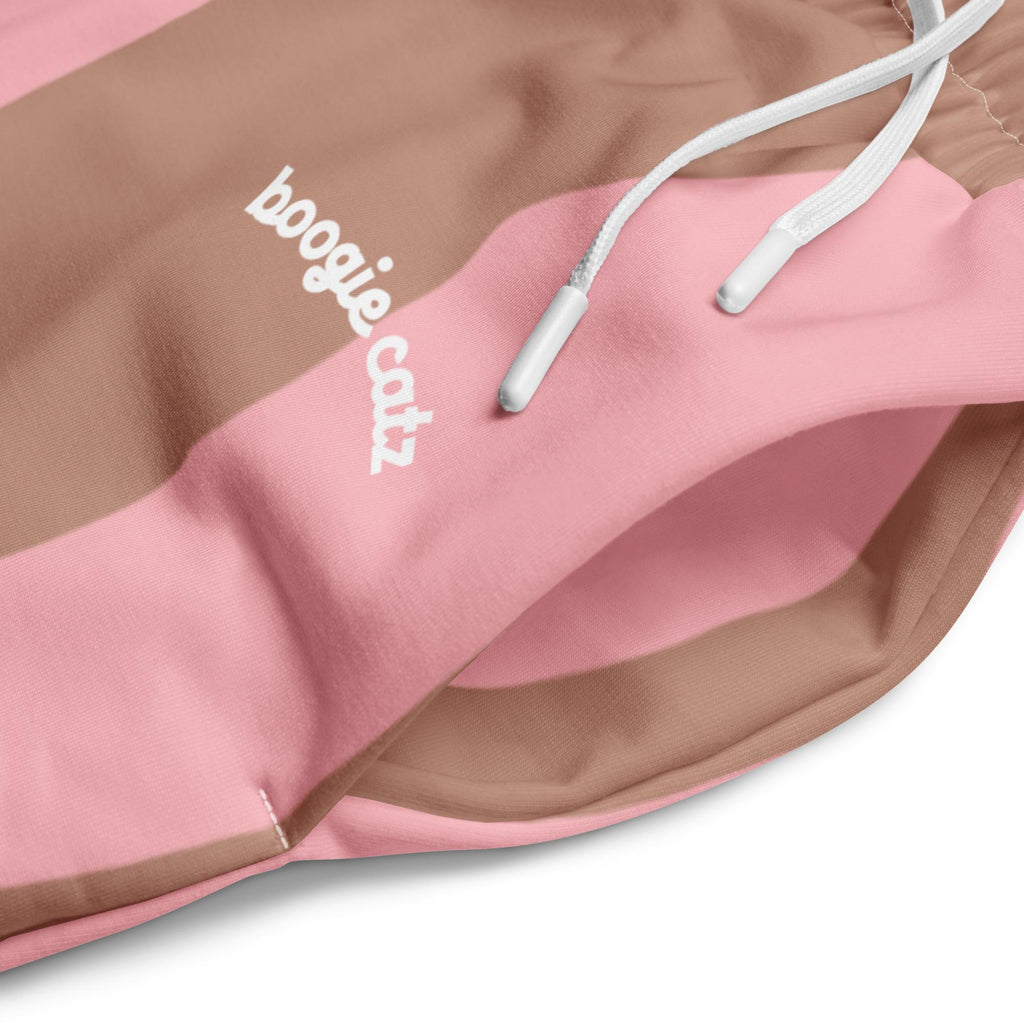 Mocha & Pink Swirl Joggers