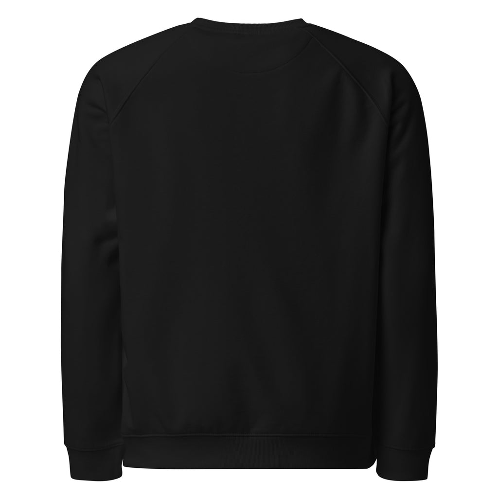 Black sweatshirt on a white background