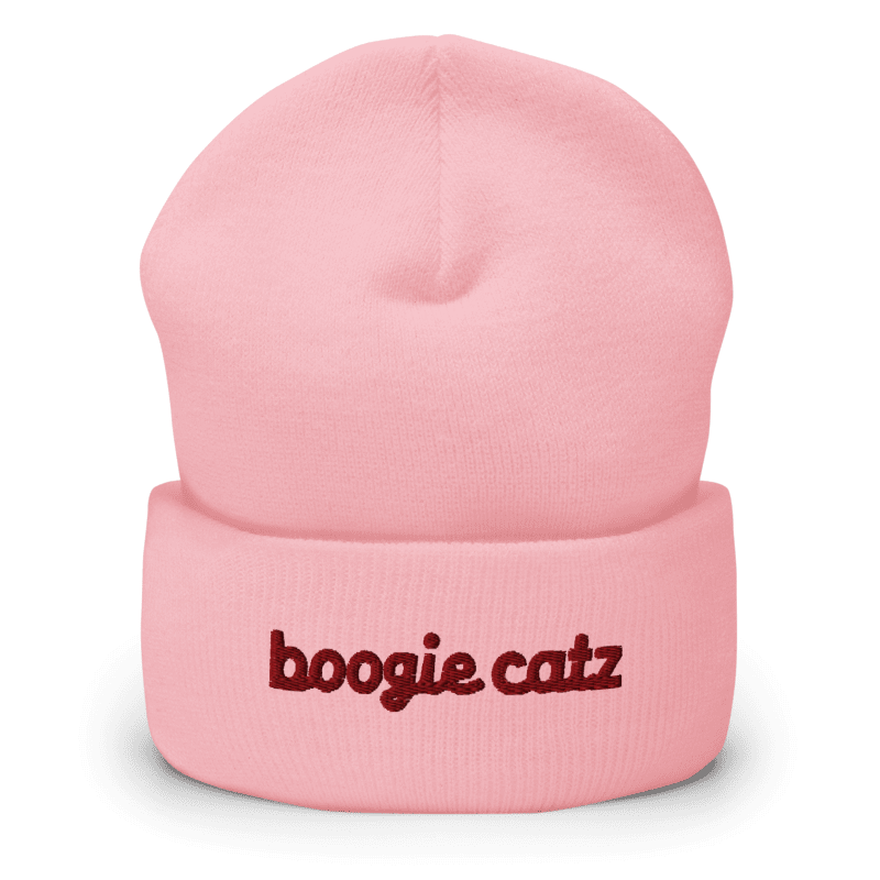 Cuffed Boogie Catz Beanie