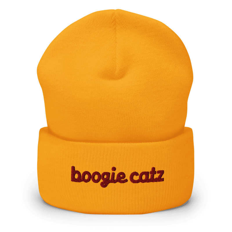 Cuffed Boogie Catz Beanie