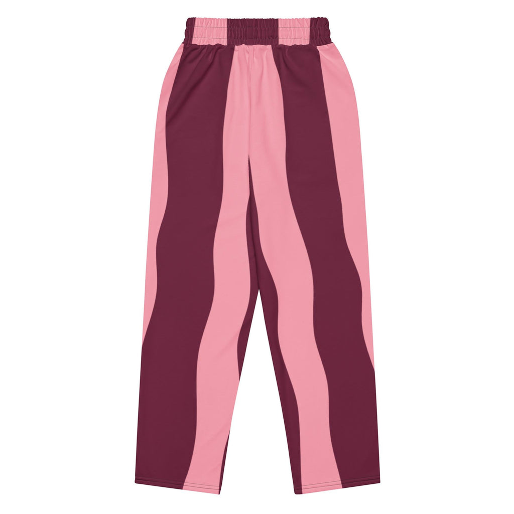 Dark Cherry & Bubble Pink Swirl Joggers