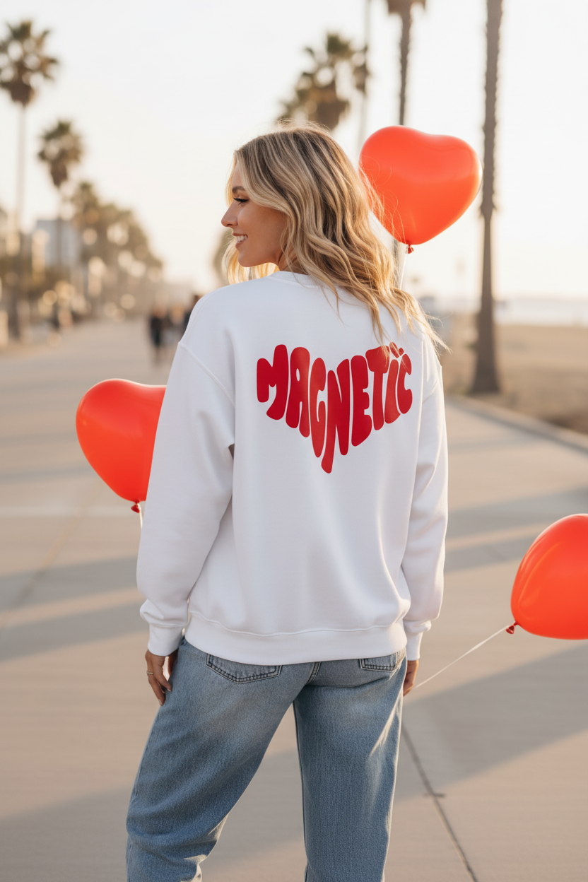 Magnetic Sweatshirt Back - Less Crowded Boulevard