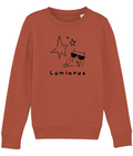 organic kids sweatshirt luminous front